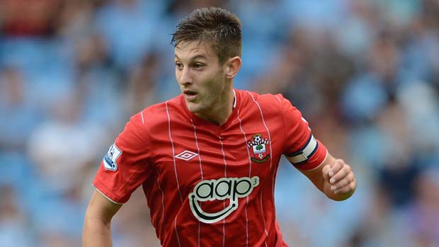 Adam Lallana in action for Southampton.
